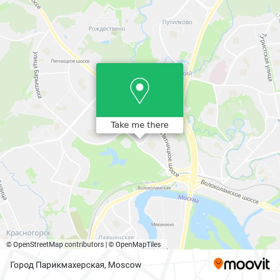 Город Парикмахерская map