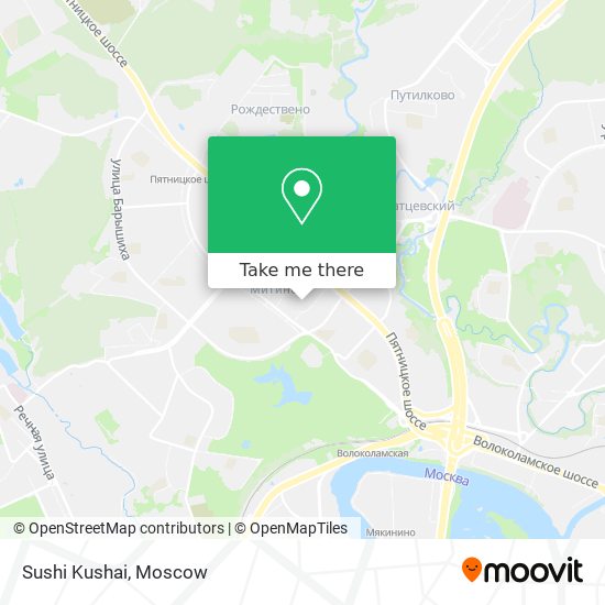 Sushi Kushai map