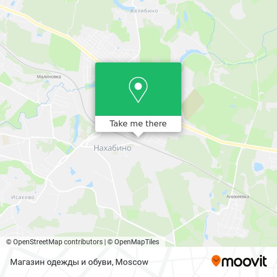 Магазин одежды и обуви map