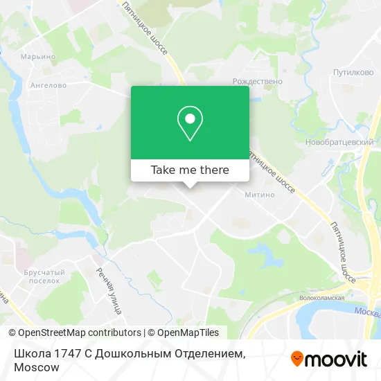 Школа 1747 С Дошкольным Отделением map