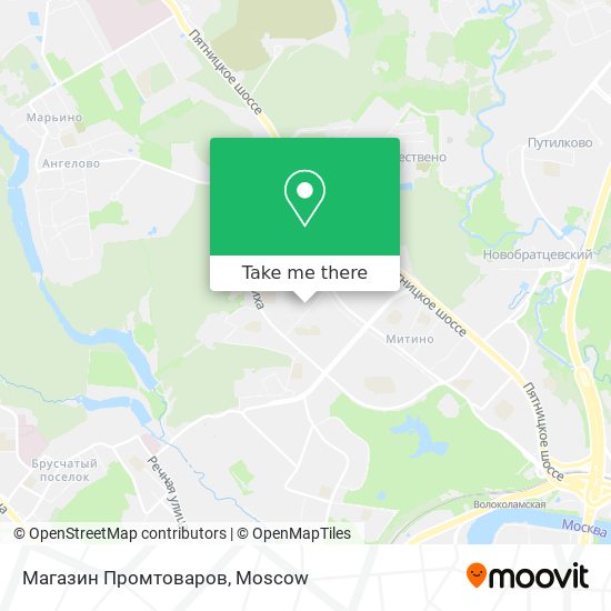 Магазин Промтоваров map