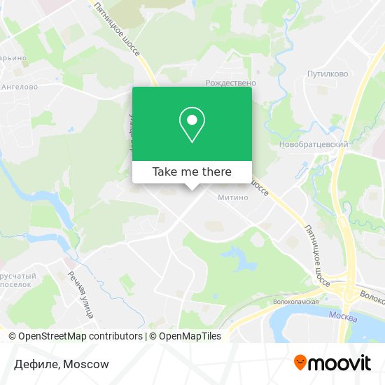 Дефиле map