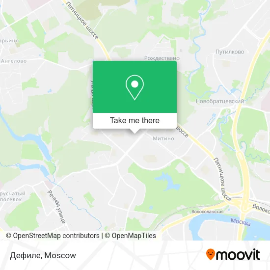 Дефиле map