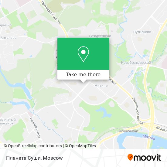 Планета Суши map