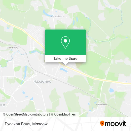 Русская Баня map