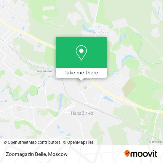 Zoomagazin Belle map