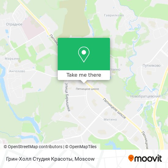 Грин-Холл Студия Красоты map