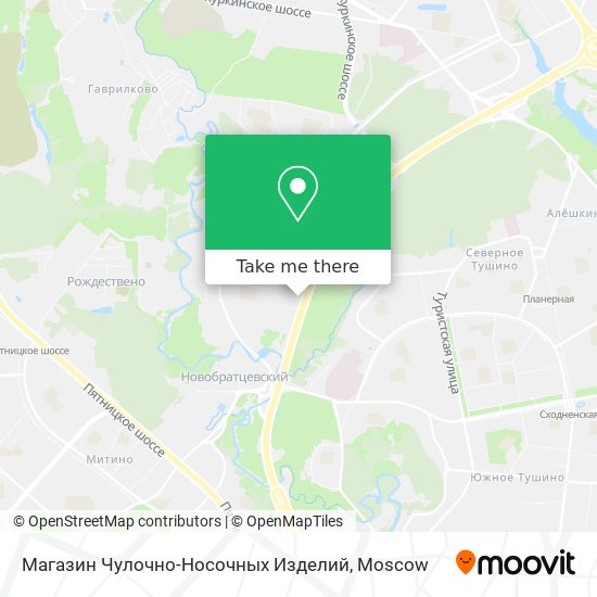 Магазин Чулочно-Носочных Изделий map