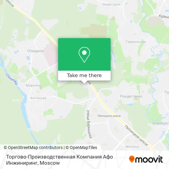Торгово-Производственная Компания Афо Инжиниринг map