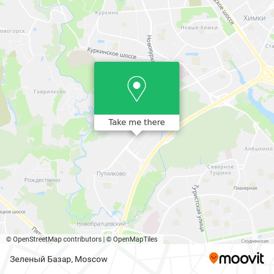 Зеленый Базар map