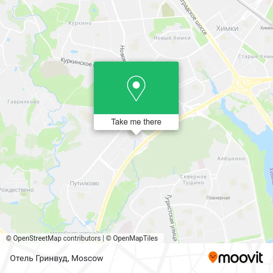 Отель Гринвуд map