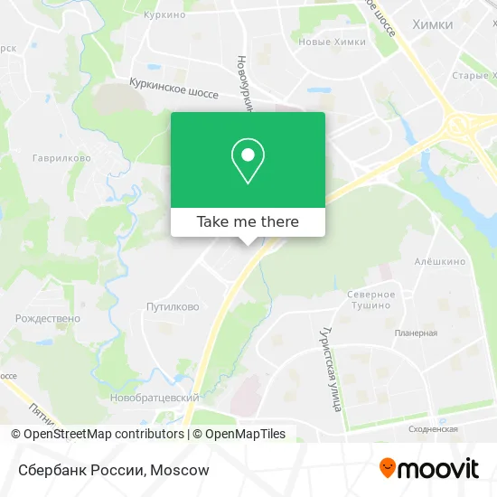 Сбербанк России map