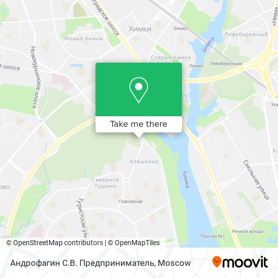 Андрофагин С.В. Предприниматель map