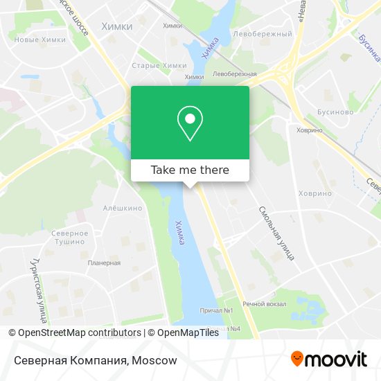 Северная Компания map