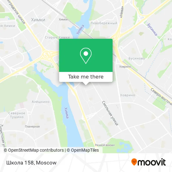 Школа 158 map