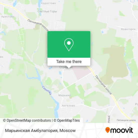Марьинская Амбулатория map