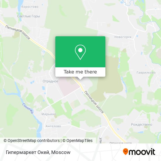 Гипермаркет Окей map