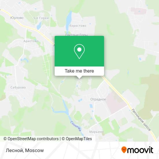 Лесной map