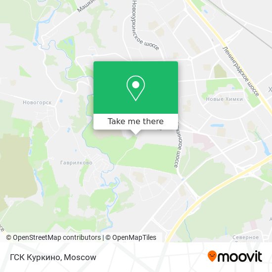 ГСК Куркино map