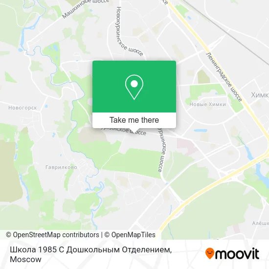 Школа 1985 С Дошкольным Отделением map
