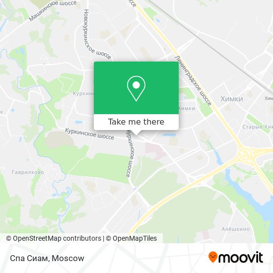 Спа Сиам map