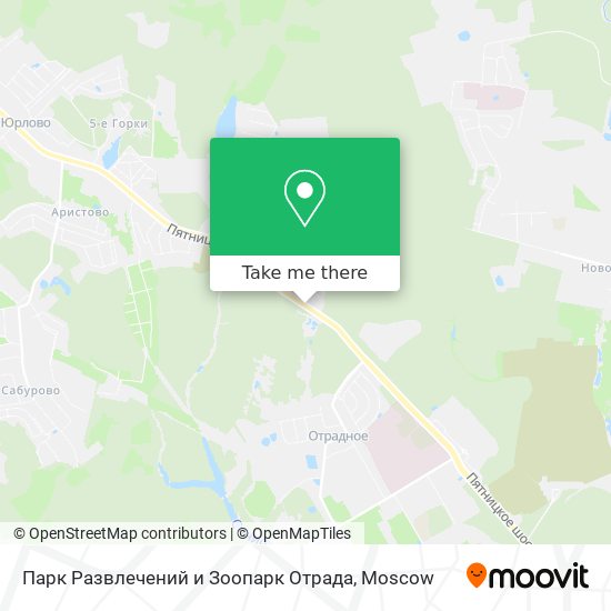Парк Развлечений и Зоопарк Отрада map