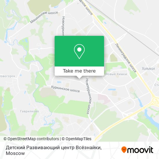 Детский Развивающий центр Всёзнайки map