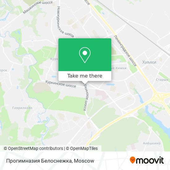 Прогимназия Белоснежка map