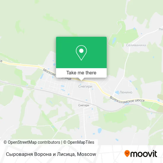 Сыроварня Ворона и Лисица map