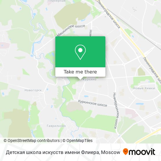 Детская школа искусств имени Флиера map