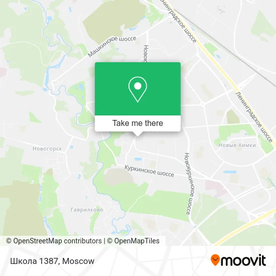 Школа 1387 map