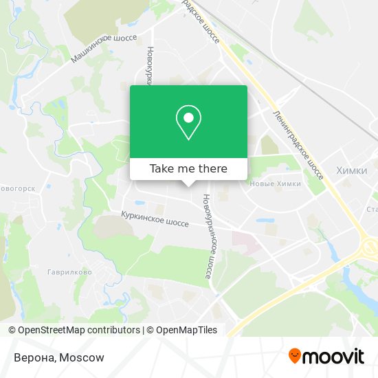 Верона map