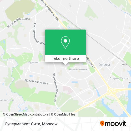 Супермаркет Сити map