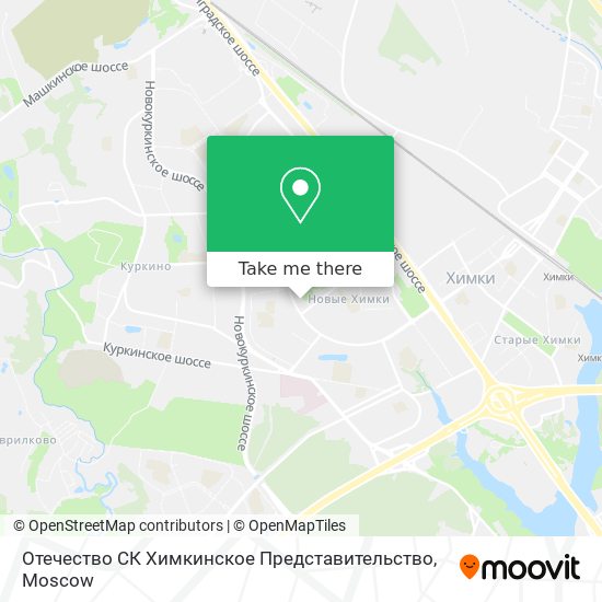 Отечество СК Химкинское Представительство map