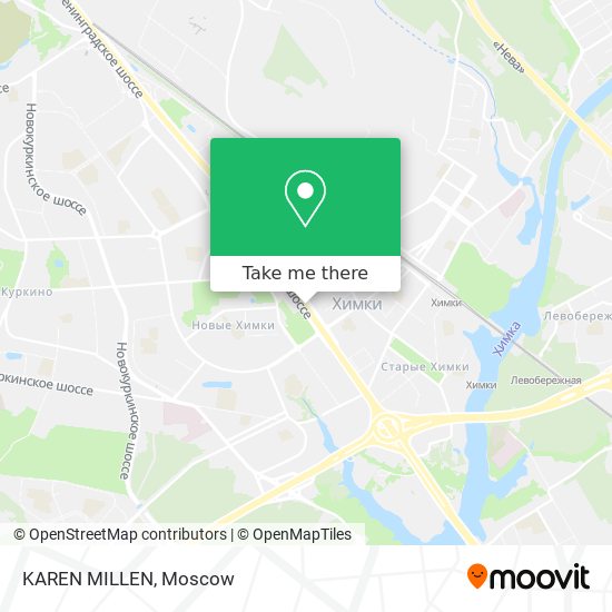 KAREN MILLEN map