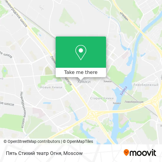 Пять Стихий театр Огня map