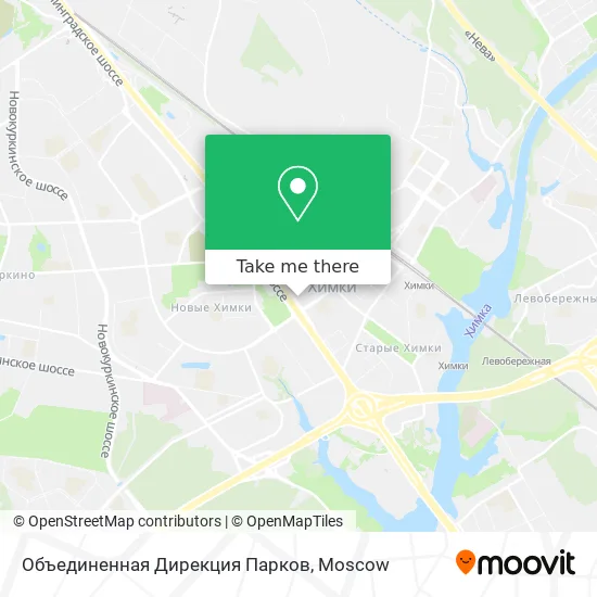 Объединенная Дирекция Парков map