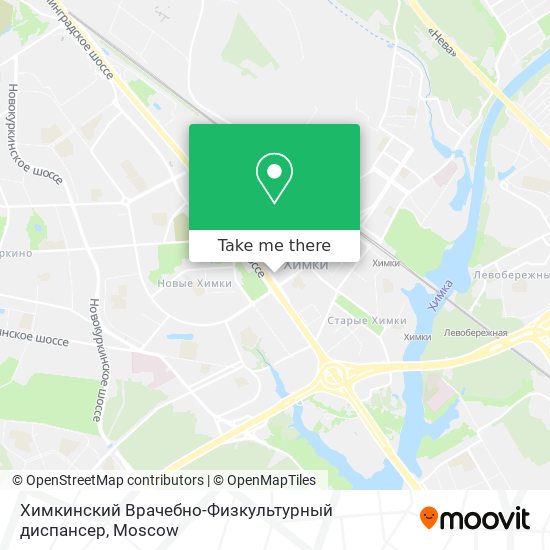 Химкинский Врачебно-Физкультурный диспансер map