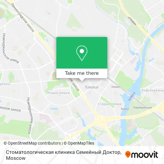 Стоматологическая клиника Семейный Доктор map