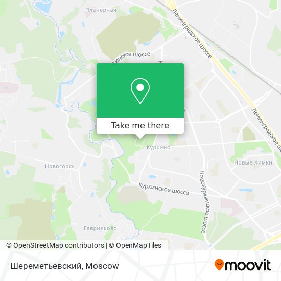 Шереметьевский map