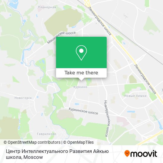 Центр Интеллектуального Развития Айкью школа map