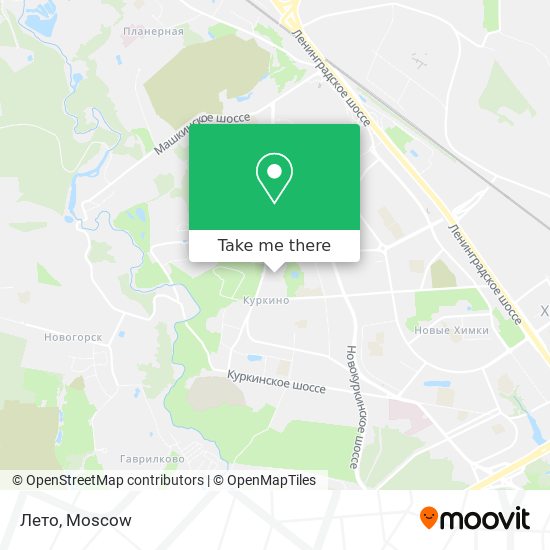 Лето map