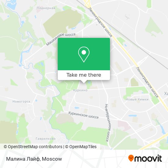 Малина Лайф map