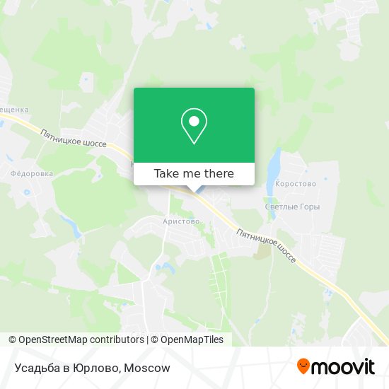 Усадьба в Юрлово map