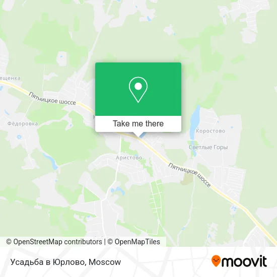 Усадьба в Юрлово map