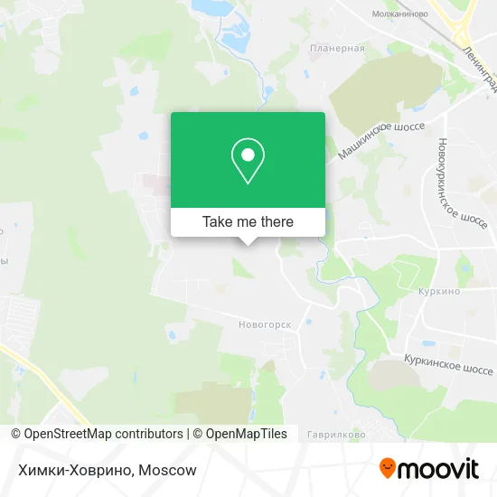 Химки-Ховрино map