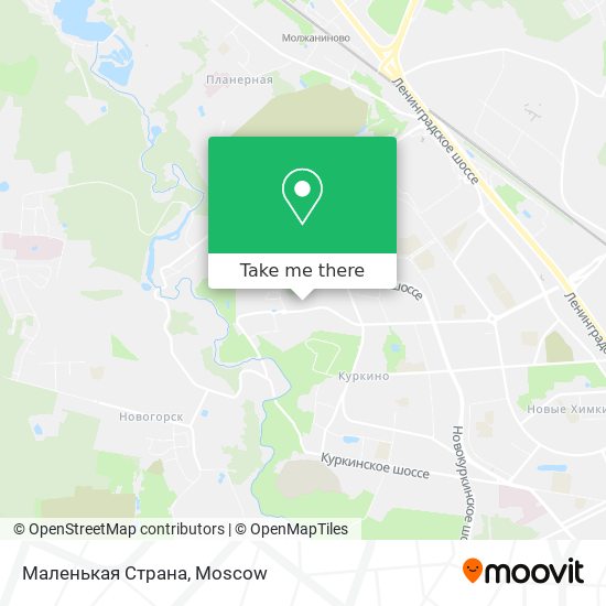 Маленькая Страна map