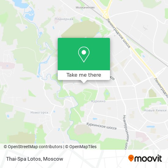 Thai-Spa Lotos map