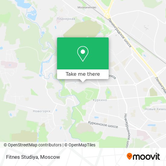 Fitnes Studiya map