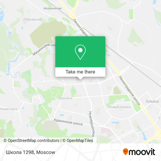Школа 1298 map